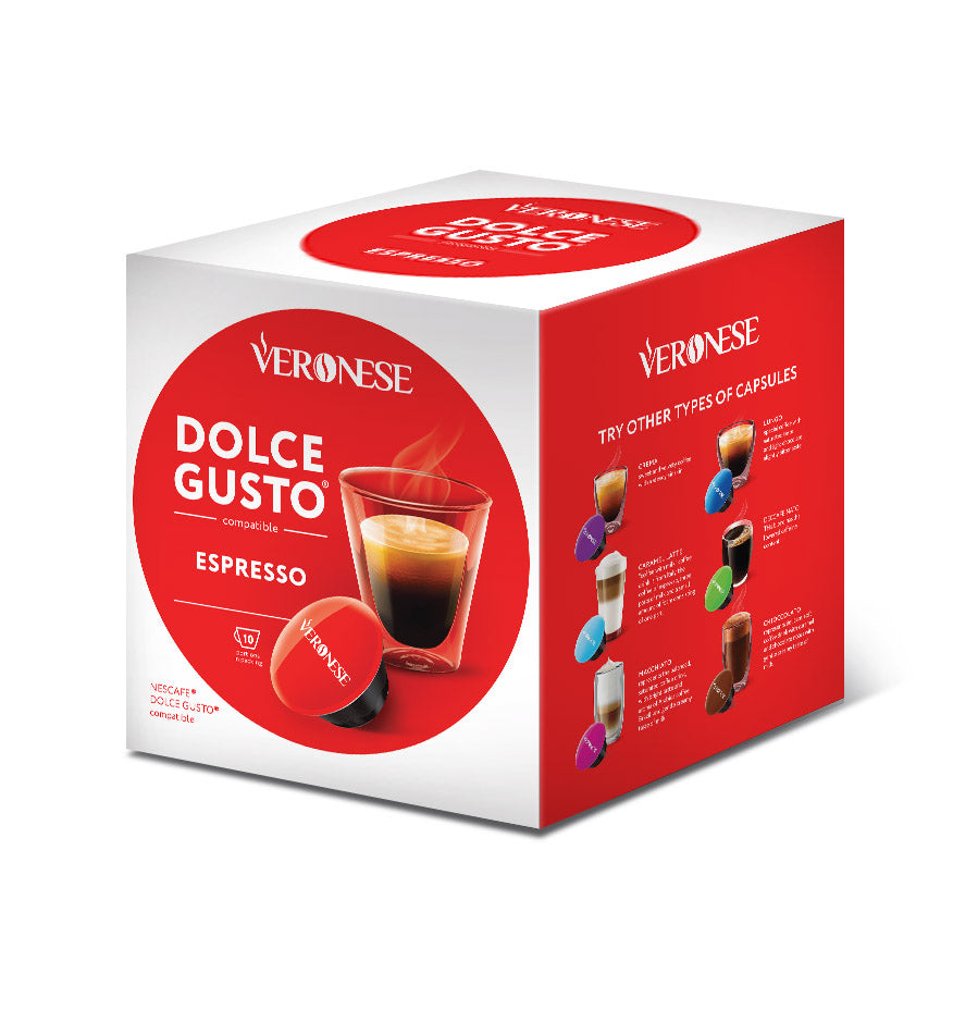 Veronese Espresso Dolce Gusto 10 capsules – CaffeItalia Group